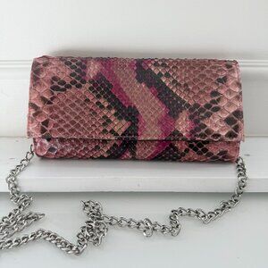 Vero Pitone Vintage Snakeskin Clutch Purse
